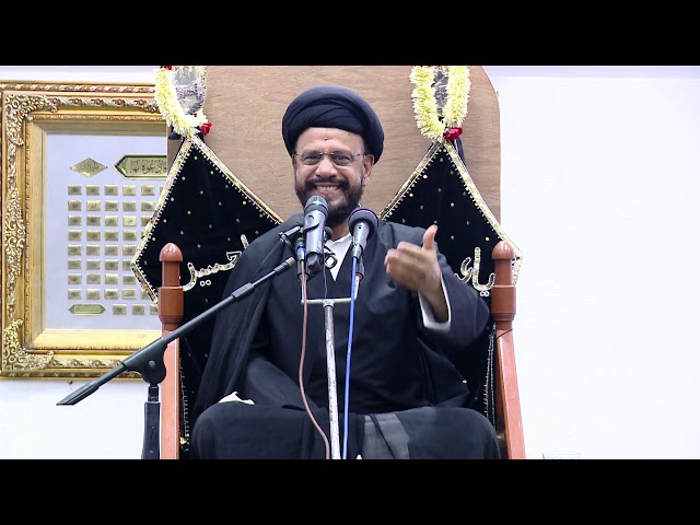8th Majlis Shab 8th Muharram 1441/07.09.2019 Topic:Challenges Faced By Today\'s Youth I HI Syed Mohammad Zaki Baqri-Urdu