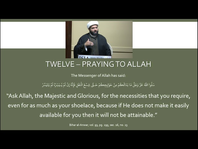 Knowing the Imam of Our Time: Session 13 - English
