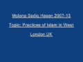 Sadiq Hasan Practices of Islam in West 2007 13 - Urdu