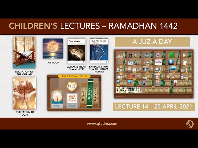 Month Of Ramadhan 1442 | Children Lecture PXIV | Quran Recitation & Short Duas | English