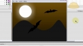 Flash - Holiday Scene Animation Tutorial Flying Bats - English