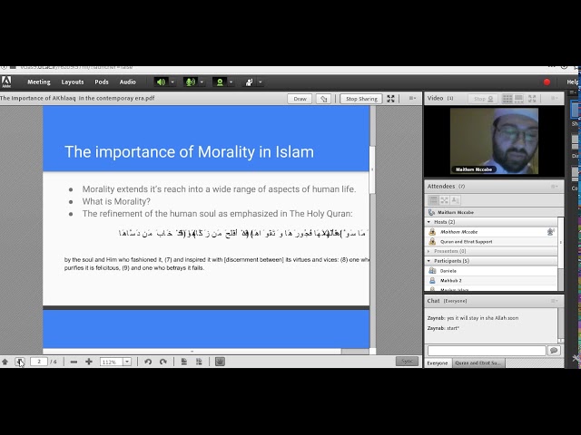 The Importance of Islamic Morality in the contemporary era- English 