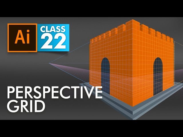 Adobe Illustrator - Perspective Grid - Class 22 - Urdu / Hindi