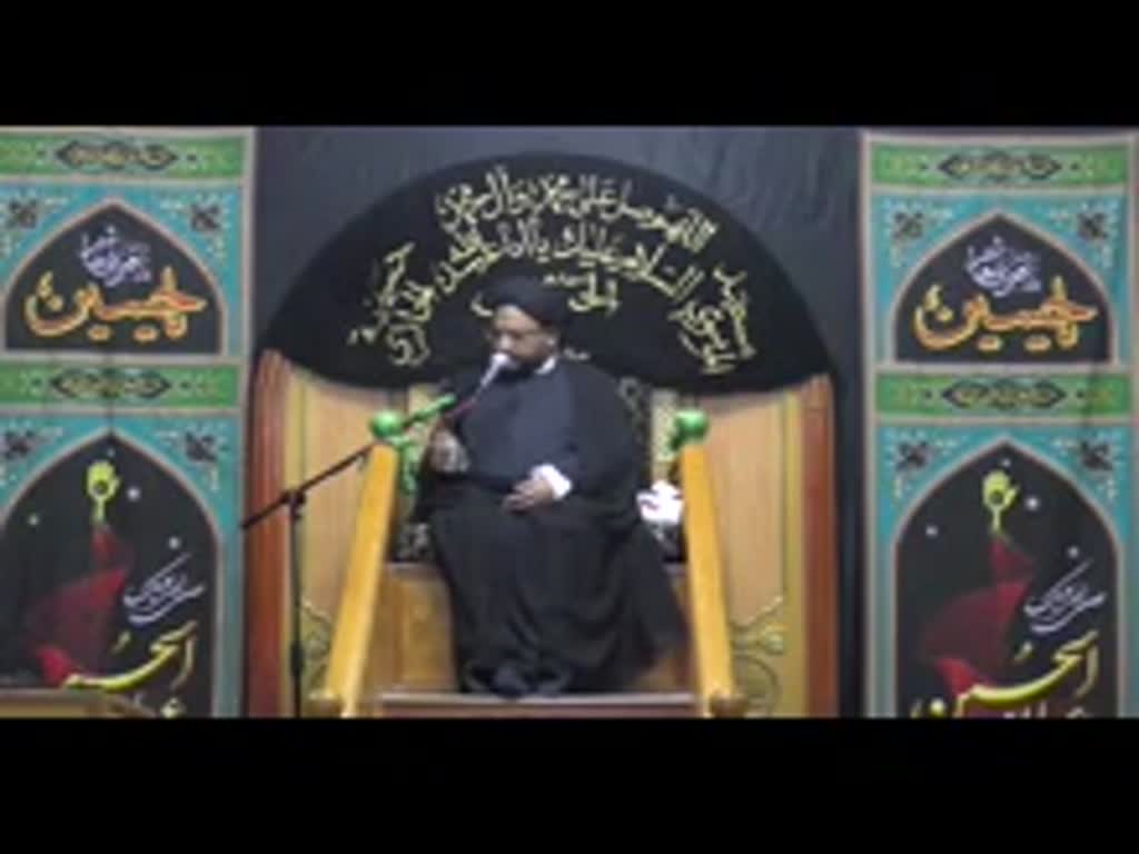 6th Majlis Muharram 1440/16.09.2018 Topic:Karbala Marka-E-Haq-O-Batil By Agha Taqi Raza Abidi at Khaima Sharq-Kuwait-Urd