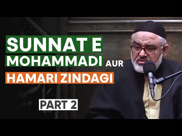 Part 2 | Sunnat e Muhammadi (s) Aur Hamari Zindagi | H.I Maulana Syed Ali Murtaza Zaidi | Urdu
