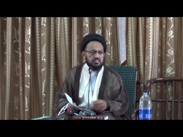 [Lecture] Topic: Imam Sajjad a.s Tableegh  | H.I Sadiq Raza Taqvi | Muharram 1439/2017 - Urdu