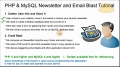 3 Mass Email Website Newsletter Bulk Batch Send Tutorial PHP MySQL - English
