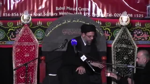 7th Majlis Muharram 1438/2016 Yad-E-Imam Hussain As Ayatullah Syed Aqeel Al Gharavi at Babul Murad Centre London