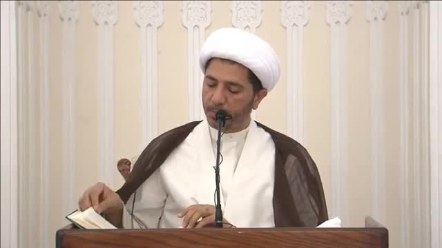 حديث الجمعة لسماحة الشيخ علي سلمان 4 يوليو 2014 - Arabic
