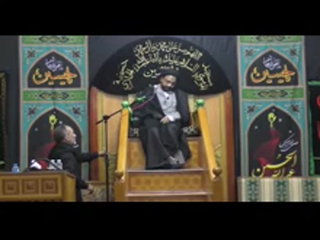 5th Majlis Muharram 1440/15.09.2018 Topic:Karbala Marka-E-Haq-O-Batil By Agha Taqi Raza Abidi at Khaima Sharq-Kuwait-Urd