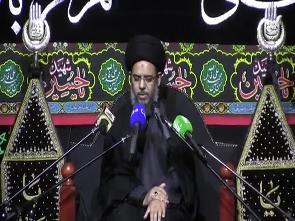 9th Majlis 1439/2017 Mustaqbil aur Hussain as Ayatullah Syed Aqeel Al Gharavi Babul Murad Centre Masjid Imam Ali-Urdu