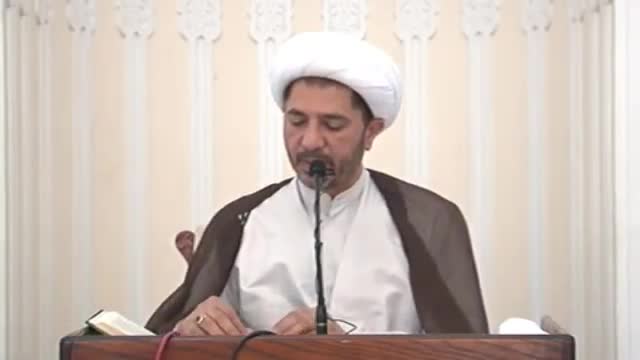 حديث الجمعة لسماحة الشيخ علي سلمان 13-6-2014 - Arabic
