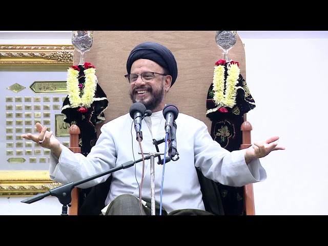 2nd Majlis Shab 2nd Muharram 1441/01.09.2019 Topic:Challenges Faced By Today\'s Youth I HI Syed Mohammad Zaki Baqri-Urdu