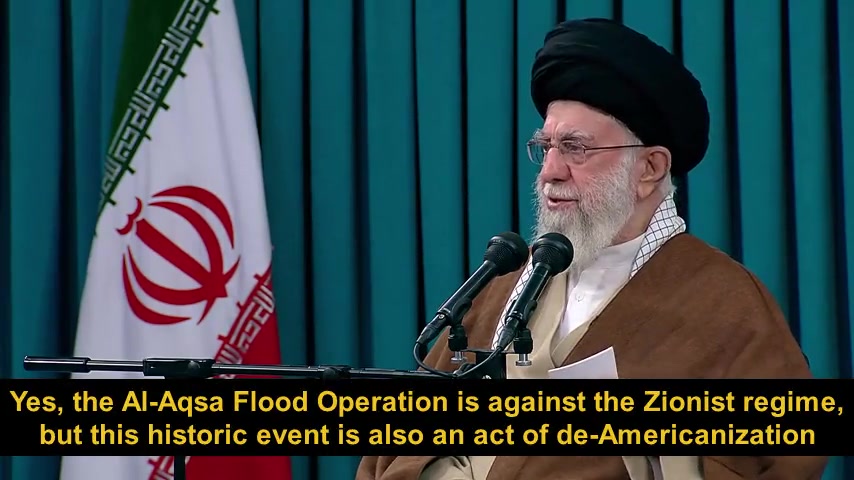 Ayatollah Khamenei: We Will Not Throw Jews Into The Sea | Farsi Sub English
