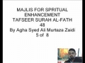 6-Sura Al-Fath  By Agha Ali Murtaza Zaidi - Urdu