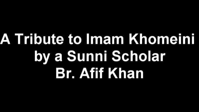 Tribute to Imam Khomeini Ft. Imam Afeef Khan - English