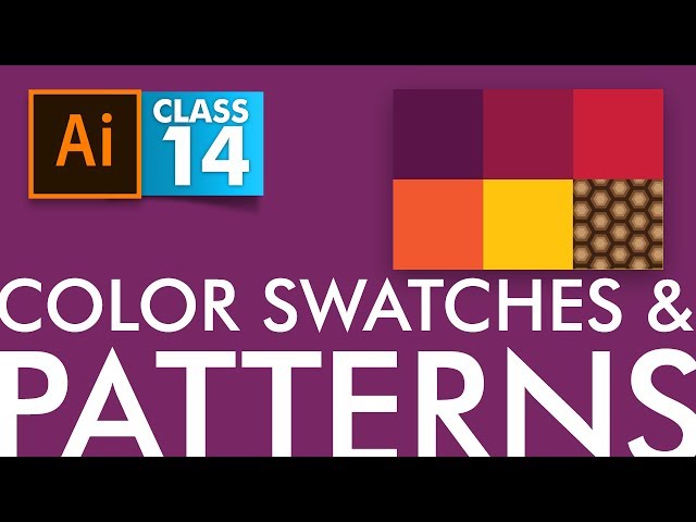 Adobe Illustrator - Color and Pattern Swatches - Class 14 - Urdu / Hindi