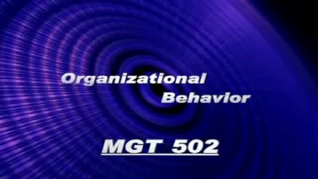[40] Organizational Behavior – Urdu