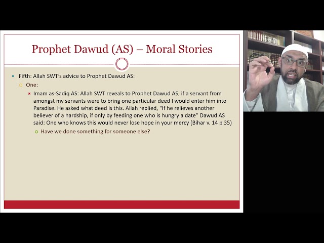 [Ramdhan Lecture VI ] Stories From Quran Hazrat Daud AS | Sheikh Jaffer H Jaffer | English