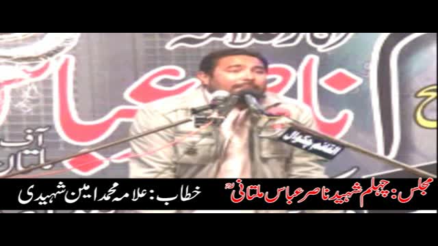 [چہلم شہید ناصر عباس ملتانی] Speech : H.I Amin Shaheedi - 17 Jan 2014 - Urdu