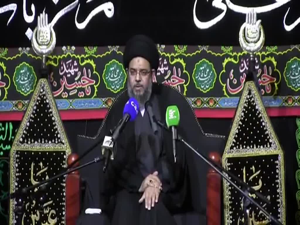 5th Majlis 1439/2017 Mustaqbil aur Hussain as Ayatullah Syed Aqeel Al Gharavi at Babul Murad Centre Masjid Imam Ali-Urdu