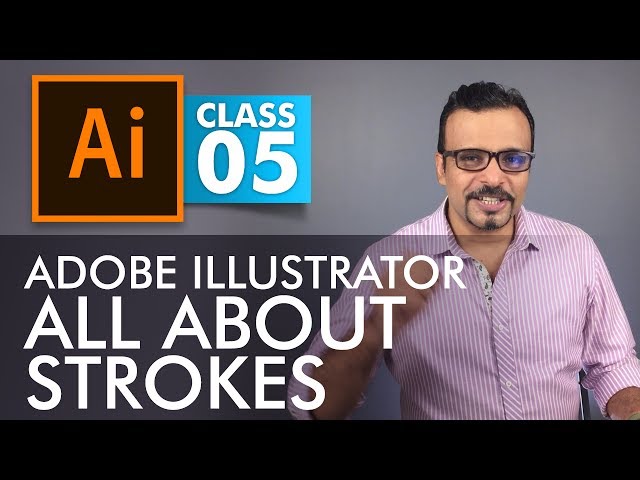 Adobe Illustrator Training - Class 5 - All About Strokes Urdu / Hindi