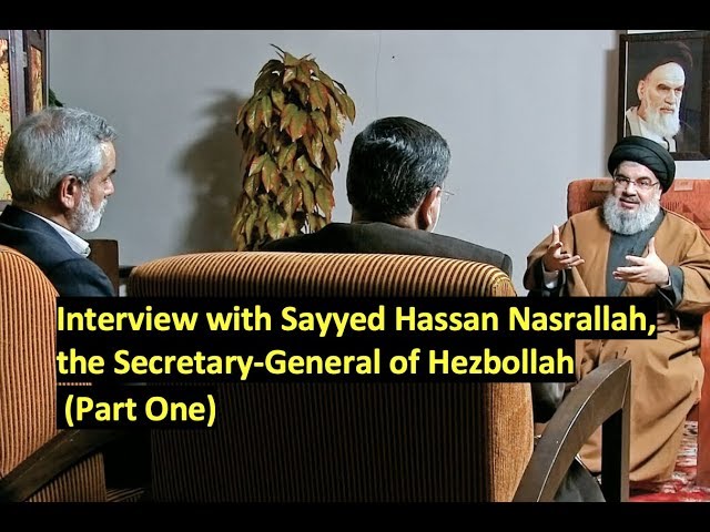 [1/5](ENGLISH DUBBED) Interview with Sayyid Hassan Nasrallah - Sept 2019