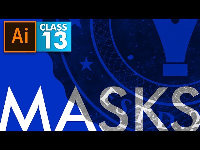 Adobe Illustrator - Types of Masks - Class 13 - Urdu / Hindi