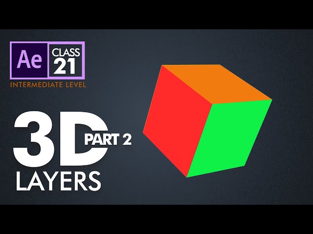 3D Layers in After Effects Part 2 Class 21 - اردو / हिंदी