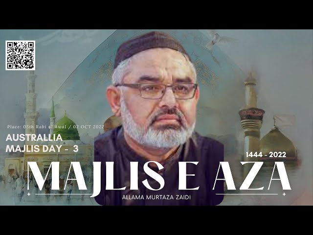[Khamsa Majalis 3] Challenges faced by Momineen before advent of Imam Zamana | H.I Molana Syed Ali Murtaza Zaidi | MWA Australia | Urdu