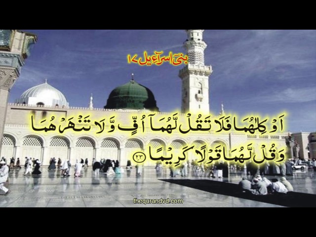 Chapter 17 Bani Israil | HD Quran Recitation By Qari Syed Sadaqat Ali - Arabic