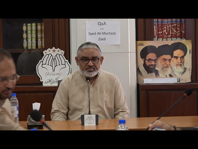[Important Talk with Ali Murtaza Zaidi I Q&A Session with Molana Ali Murtaza Zaidi I 24 June 2022 (1443 AH) - Urdu