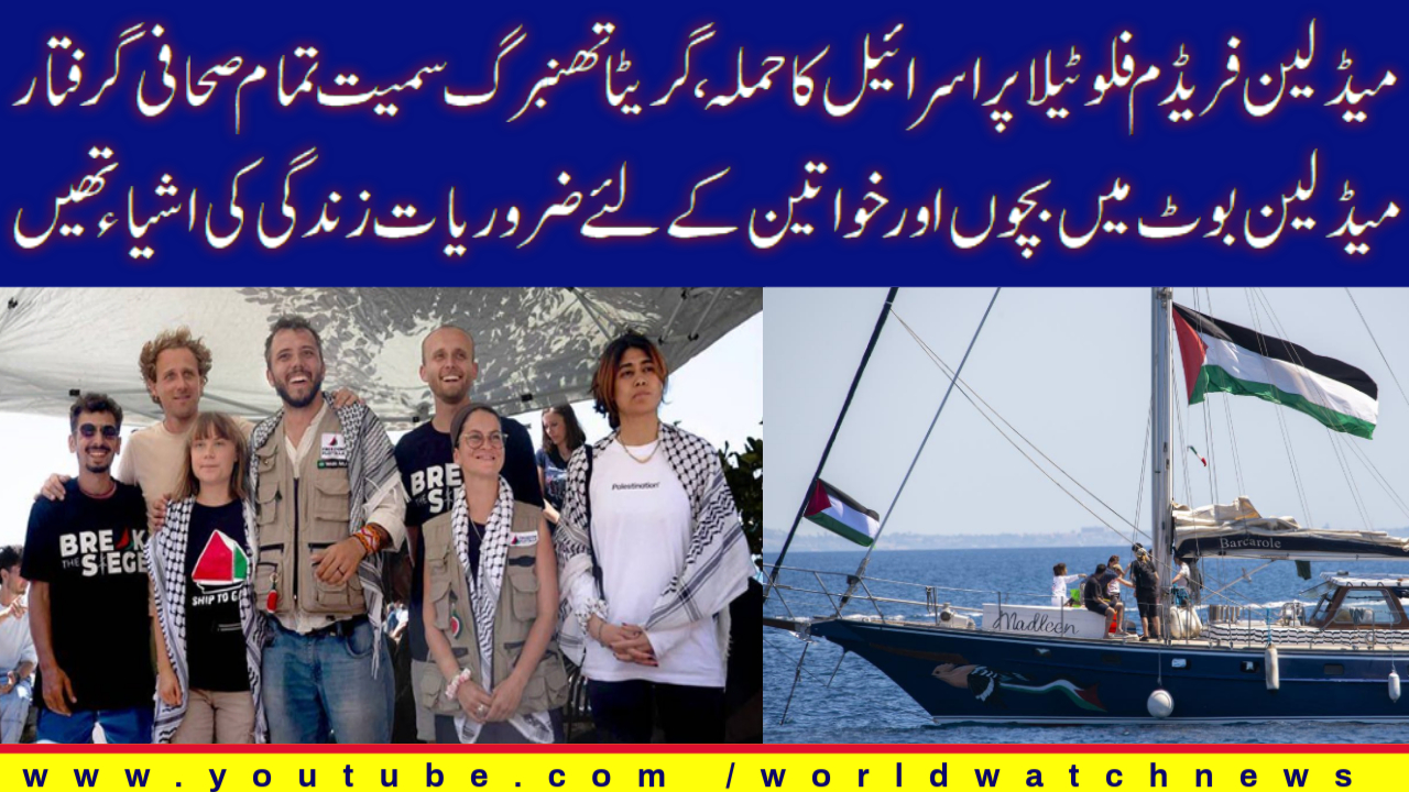 [Interview] Israel attacks Madeleine flotilla,arrests all journalists including Greta Thunberg | Urdu