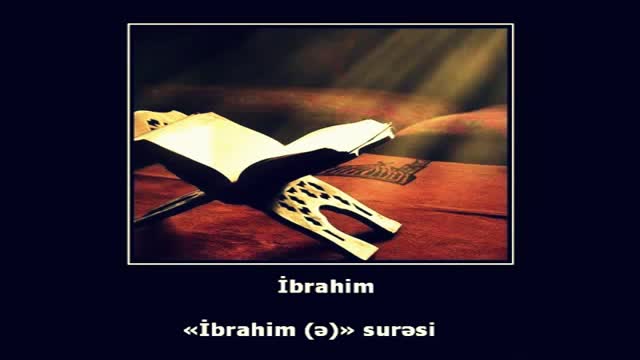 İbrahim suresi - Azeri