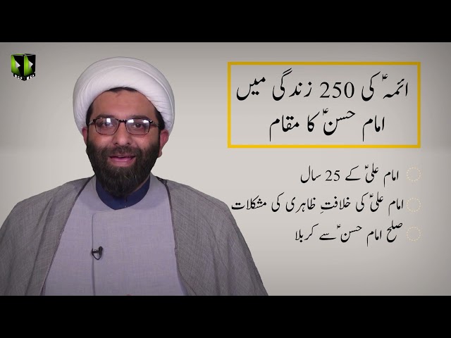 Imam Hasan (as) Ke Ejtemae Or Siyasi Hayat Tayyaba Ka Tehleeli Jaeza | Moulana Shaykh Ali Qumi | Urdu