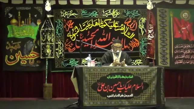 [04] Muharram 1436 - Hussaini Sakhafat or Asr-e Hazir ke Musalman - Mulana Ali Murtaza Zaidi - Singapore - Urdu