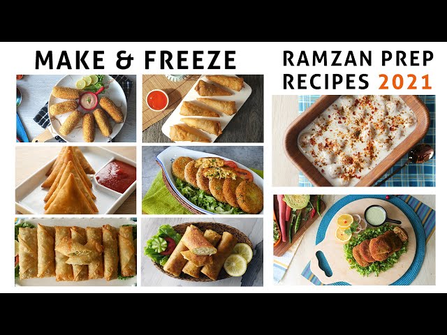 [Quick Recipe] Make & Freeze Ramazan Prep Recipes - English Urdu