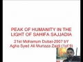 1-Peak of Humanity in the light of Sahifa-e-Sajadia - Urdu