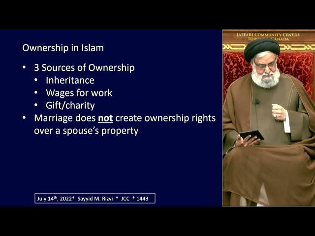 [Lecture II] Marriage Contracts In Islam | Protecting Yourself In A Divorce | Maulana Syed Muhammad Rizvi | English