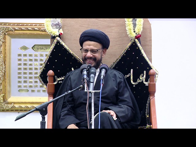 6th Majlis Shab 6th Muharram 1441/05.09.2019 Topic:Challenges Faced By Today\'s Youth I HI Syed Mohammad Zaki Baqri-Urdu