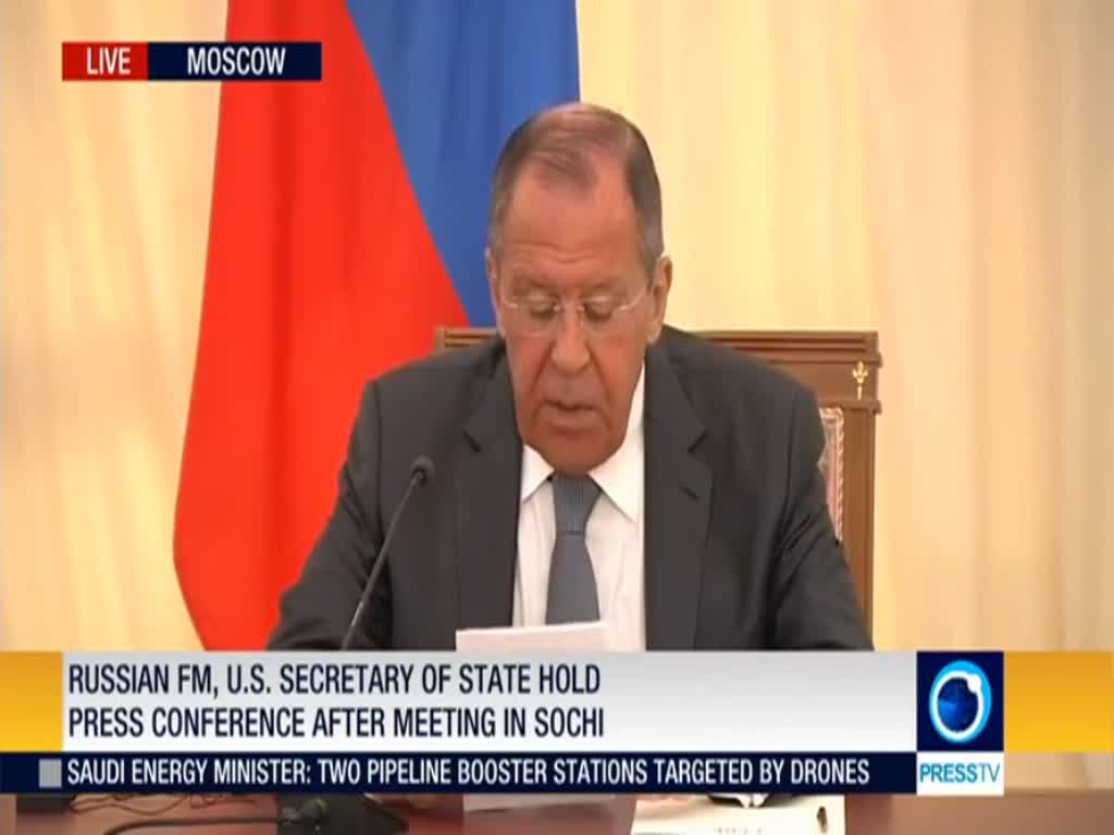 [15 May 2019] Russian FM, U.S. Secretary of state hold press conference after meeting Sochi - English