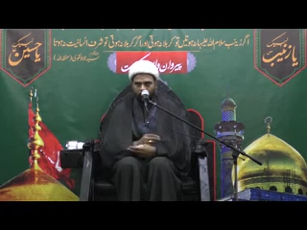 6th Majlis 6th Safar 1439/27 Oct 2017 Islami Maashray Ky Bunyadi Arkan H I Akhtar Abbas Jaun at Hussainiya Kuwait-Urdu