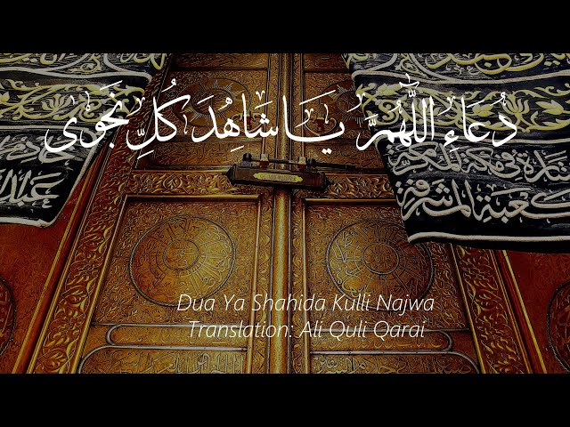 Dua Ya Shahida Kulli Najwa - Arabic with English subtitles (HD)