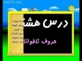 Quran Reading Education - ( آموزش روخوانی قرآن کریم ( جلسه هشتم - Part 8 - Persian