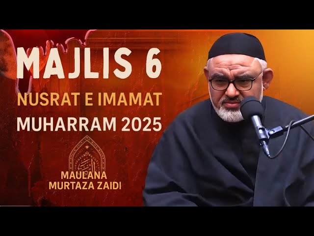 6th Majlis | Apnay Imam ki Madad kaisay Karain - Muharram 1447/2025 | Maulana Ali Murtaza Zaidi - Urdu