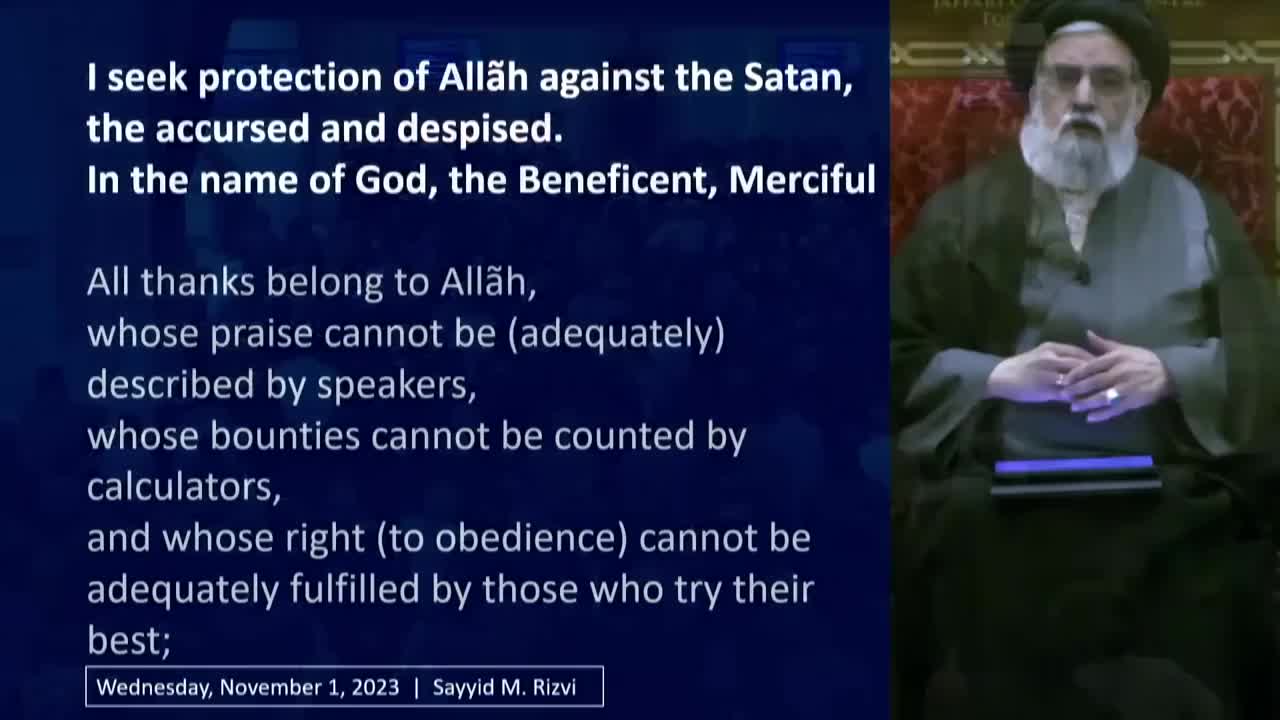 [Soyem of Molana Asad Jaffri] The Islamic Definition of a Successful Life | Maulana Syed Muhammad RizviI | English
