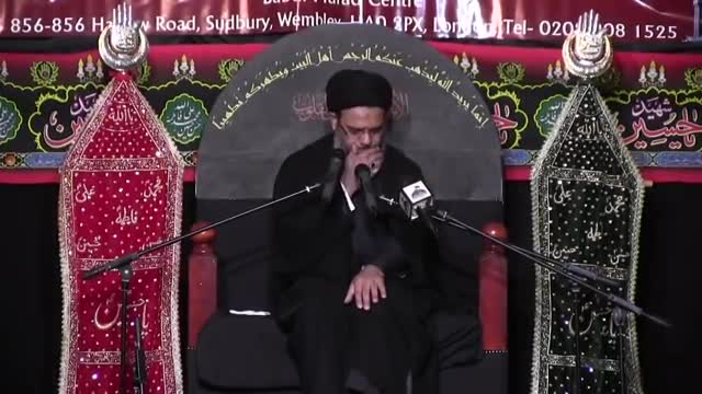 11th Muharram 1438/2016 Yad-E-Imam Hussain As Ayatullah Syed Aqeel Al Gharavi at Babul Murad Centre London - Urdu