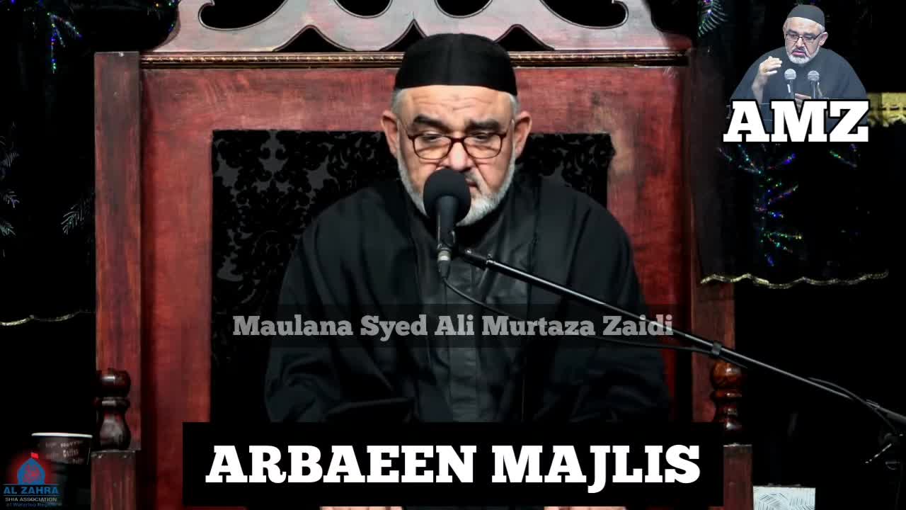 [Majlis e Aza] H.I Molana Syed Ali Murtaza Zaidi | Al-Zahra Center | Vancouver Canada | 1445 | 2023 | English Urdu
