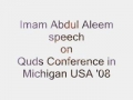 Al-Quds Conference 08 -Abdul Alim Musa speech- MI USA - English
