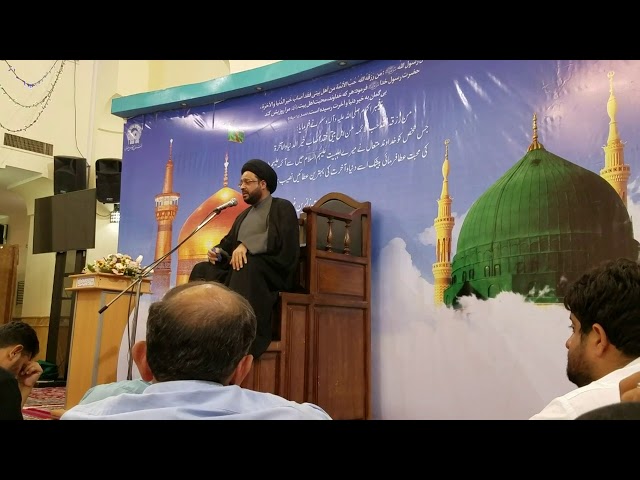 Majlis e Aza 22 July 2018 By Moulana Syed Ehteshaam Rizvi at Roza e Imam Raza(علیہ السلام) - Urdu